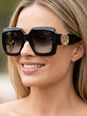 Gucci Oversized Chunky Sunglasses